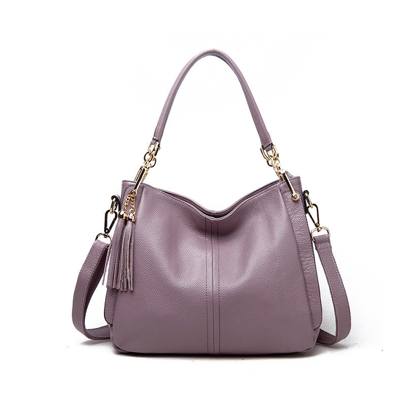 Women's Summer Street Fashion Leather Solid Color Crossbody Bags