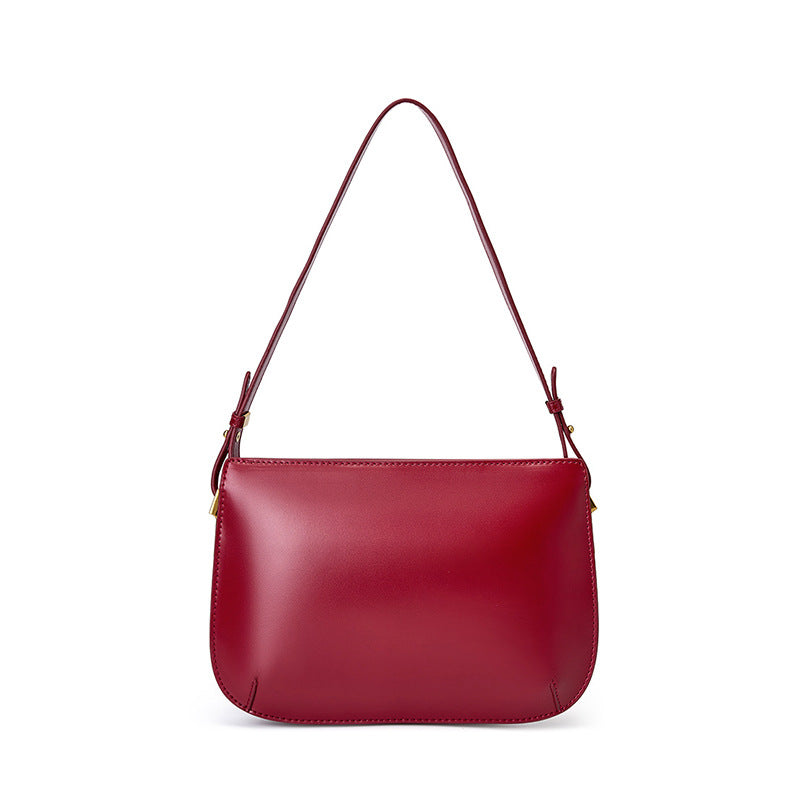 Women's Cow Leather High-grade Summer Genuine Underarm Crossbody Bags