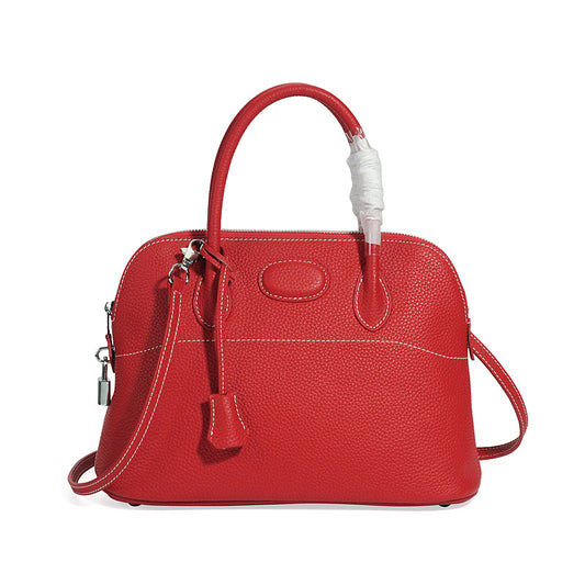 Women's Shell Leather First Layer Hand Carrying Shoulder Bags
