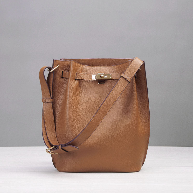 Women's Layer Cowhide Portable Large Capacity Fashion Crossbody Bags