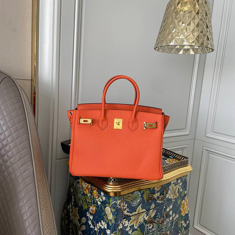 Women's First Layer Cowhide High-grade Large Capacity Handbags