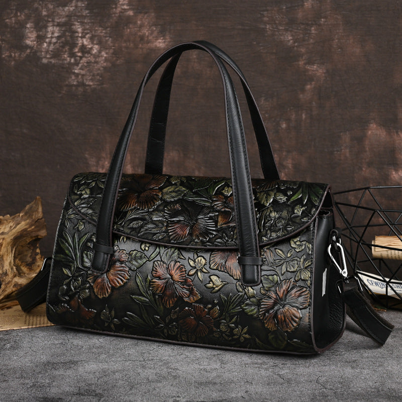 Women's Genuine Leather Retro First Layer Cowhide Bags