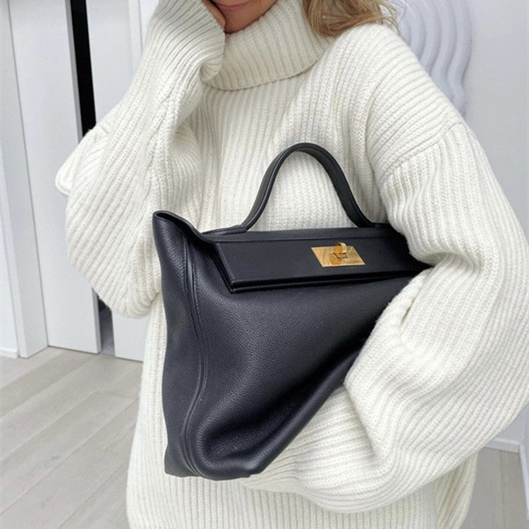 Women's First Layer Cowhide Kelly Wings Style Bags