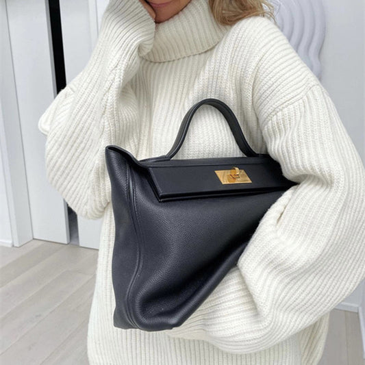 Women's First Layer Cowhide Kelly Wings Style Bags