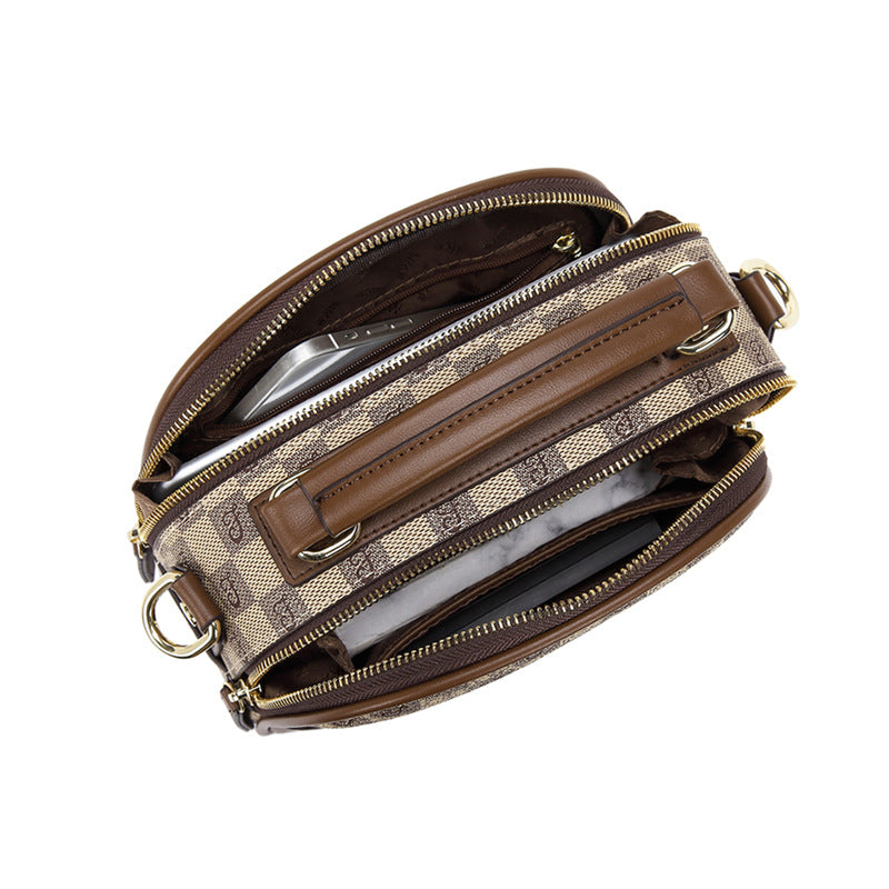 Women's Stylish Slouchy Fashionable Portable Round Shoulder Bags