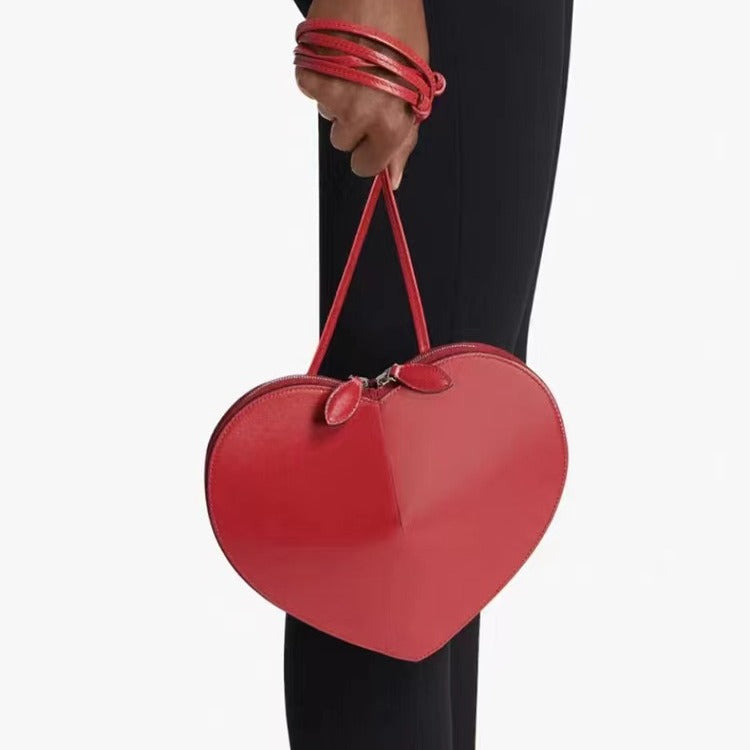 Women's Durable Love Mobile Peach Heart Shoulder Bags