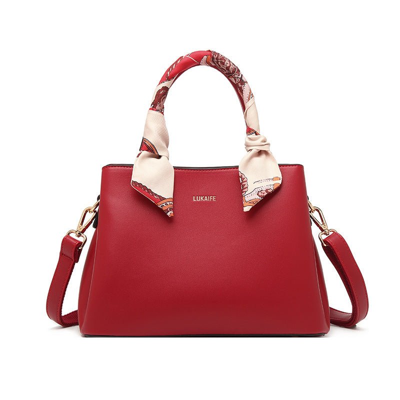 Bridal Wedding Fashion Large Capacity Cowhide Handbags
