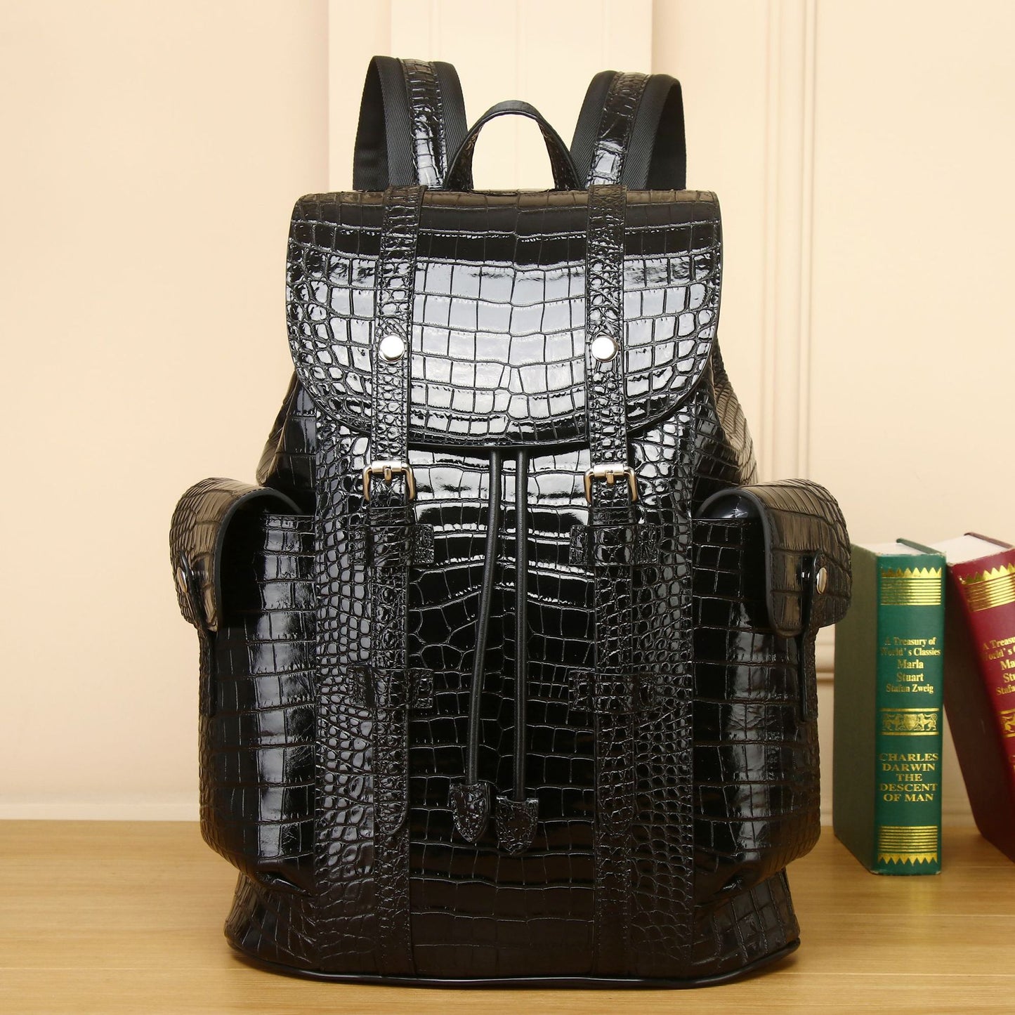 Men's Belly Pattern Large Capacity Fashion Backpacks