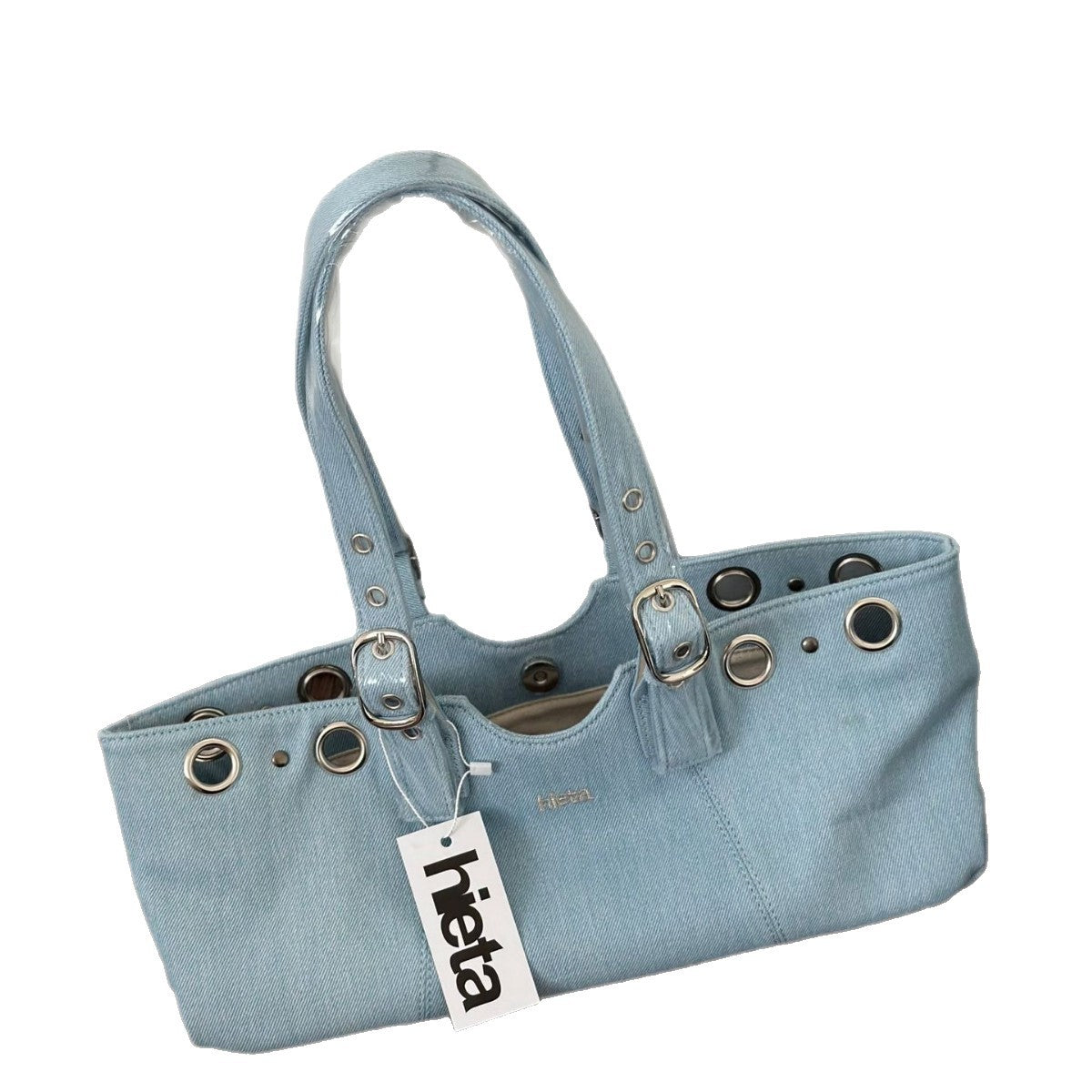 Fashion Women's Large Motorcycle Hot Rivet Tote Bags