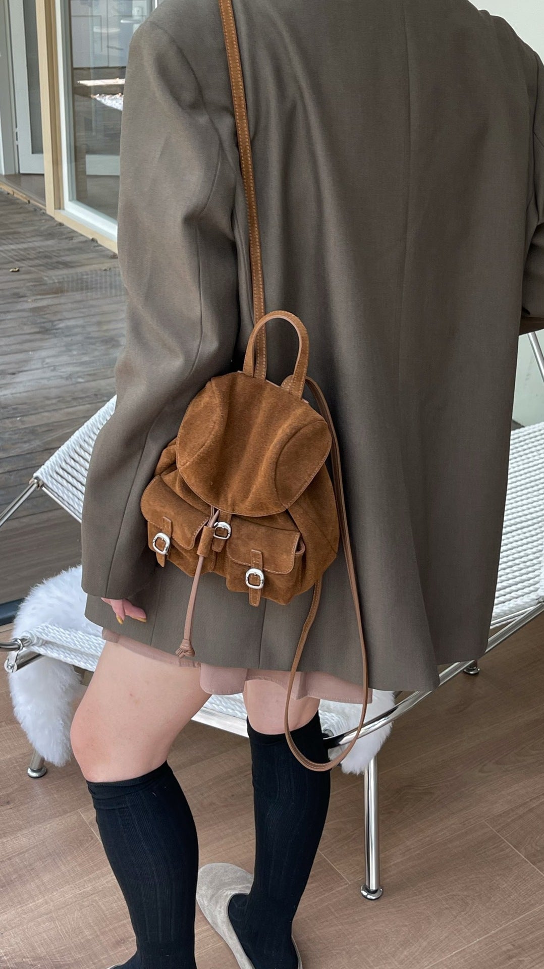 Women's Fashion Temperament Commute Trendy Simple Backpacks