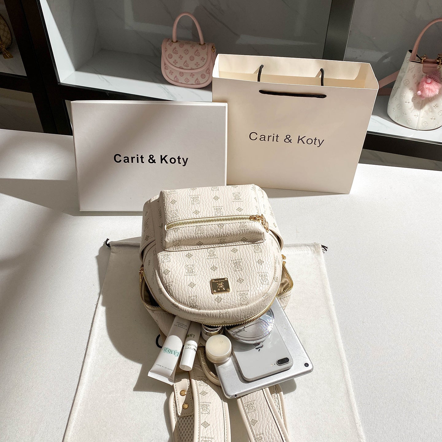 Niche Printing Commuter Fashion Large Capacity Backpacks