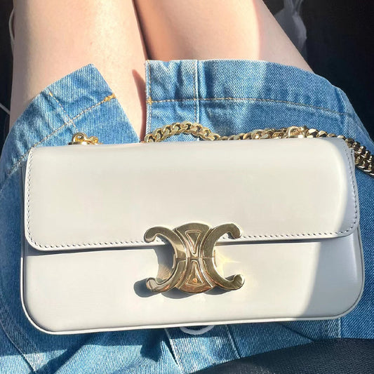 Fashion Chain Arc Underarm Vintage Presbyopic Shoulder Bags