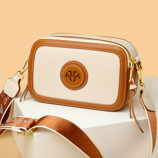 Women's Retro High-grade Wide Strap Fashion Texture Shoulder Bags