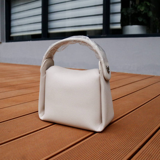 Portable Large Capacity Solid Color Pillow Khaki Handbags