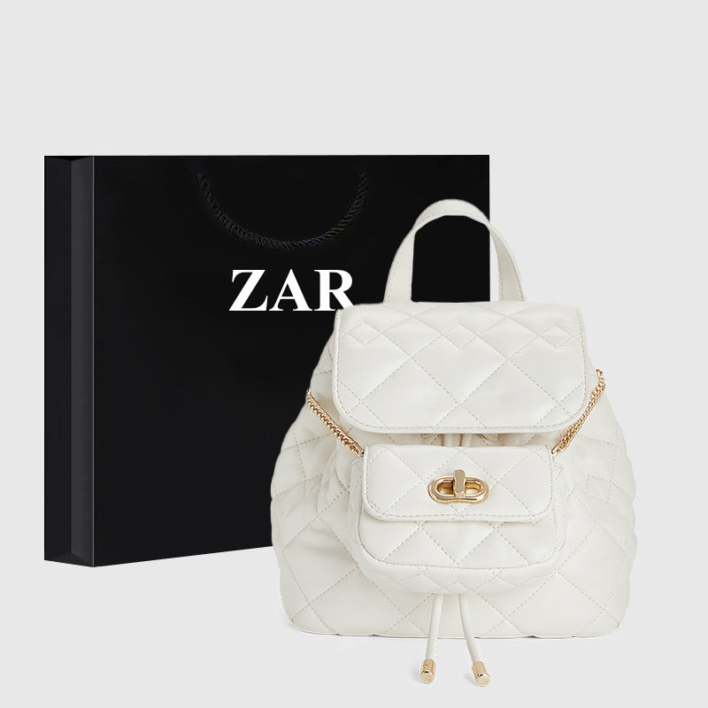 Women's Style Rhombus Spring Design High Sense Backpacks