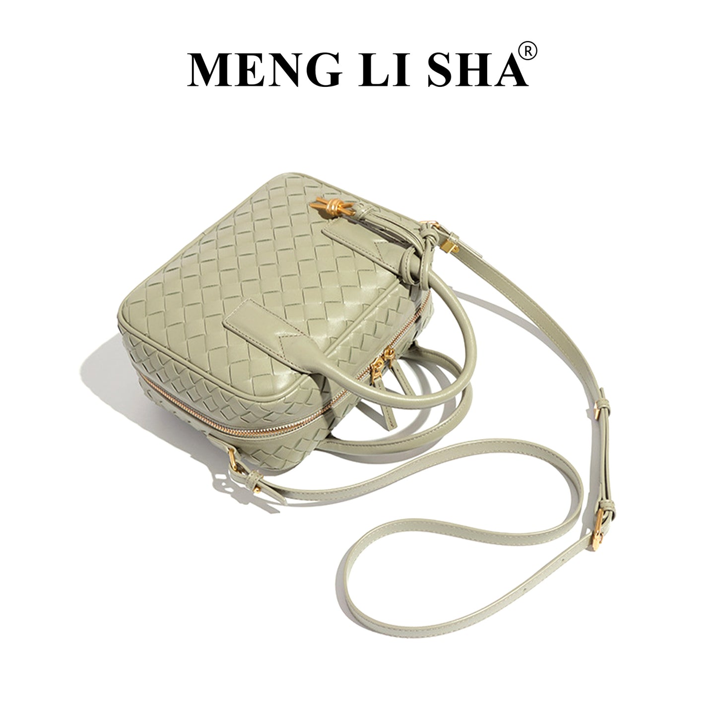 Trendy Classic Hand-woven Boston Pillow Portable Shoulder Bags