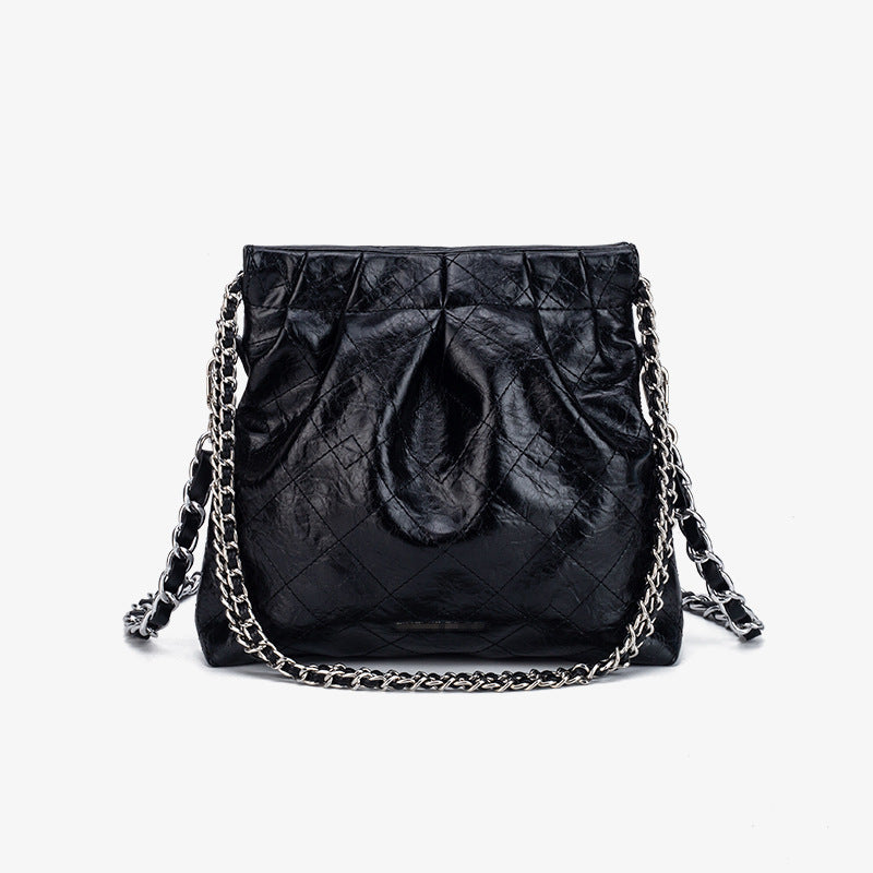 Women's Niche High-grade Pleated Chain Fashion Shoulder Bags