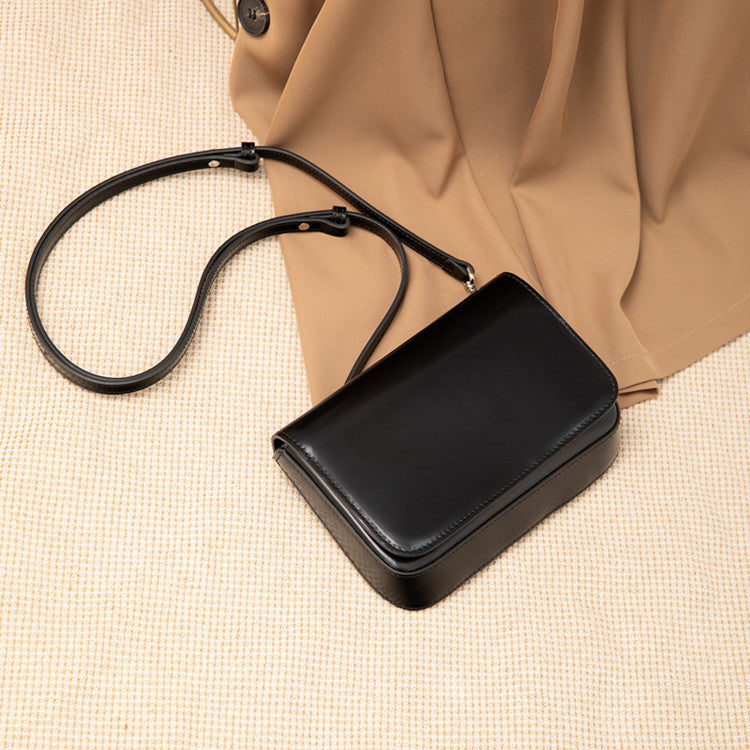 High-grade Brown Fashionable Cowhide Refined Simple Bags