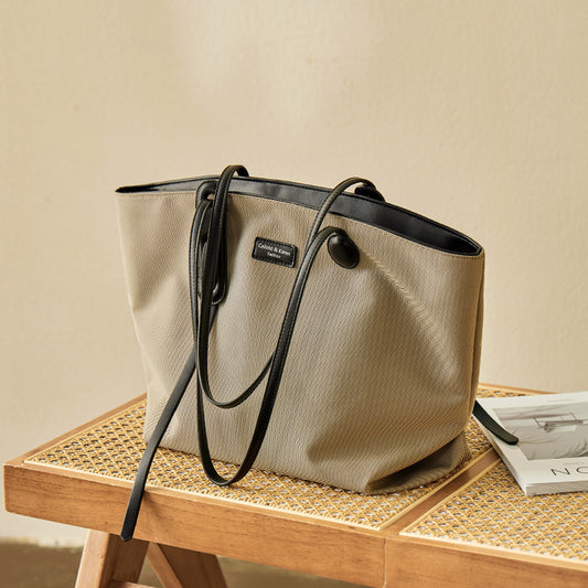 Women's Large Capacity Summer Canvas Leisure Commute Shoulder Bags