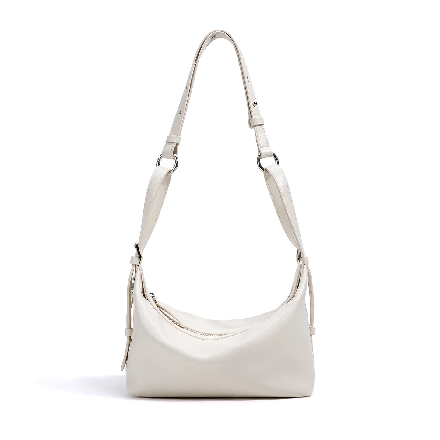 Women's Fashion Simple Leather Niche Oil Wax Shoulder Bags