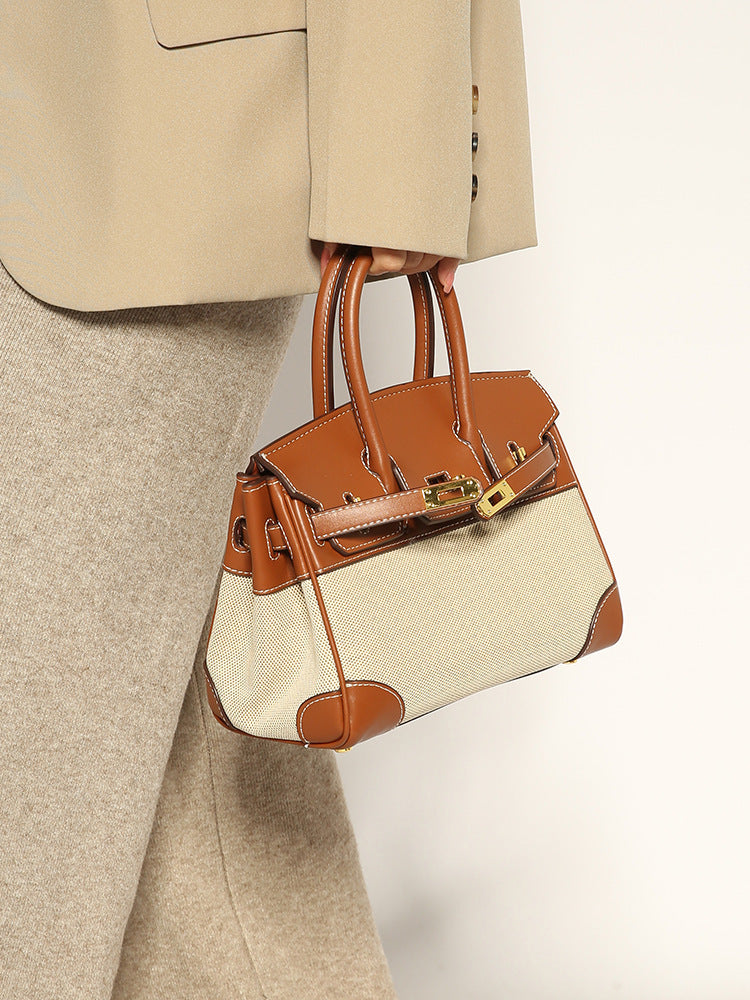 Women's Linen Mini Simple Versatile Elegant Handbags