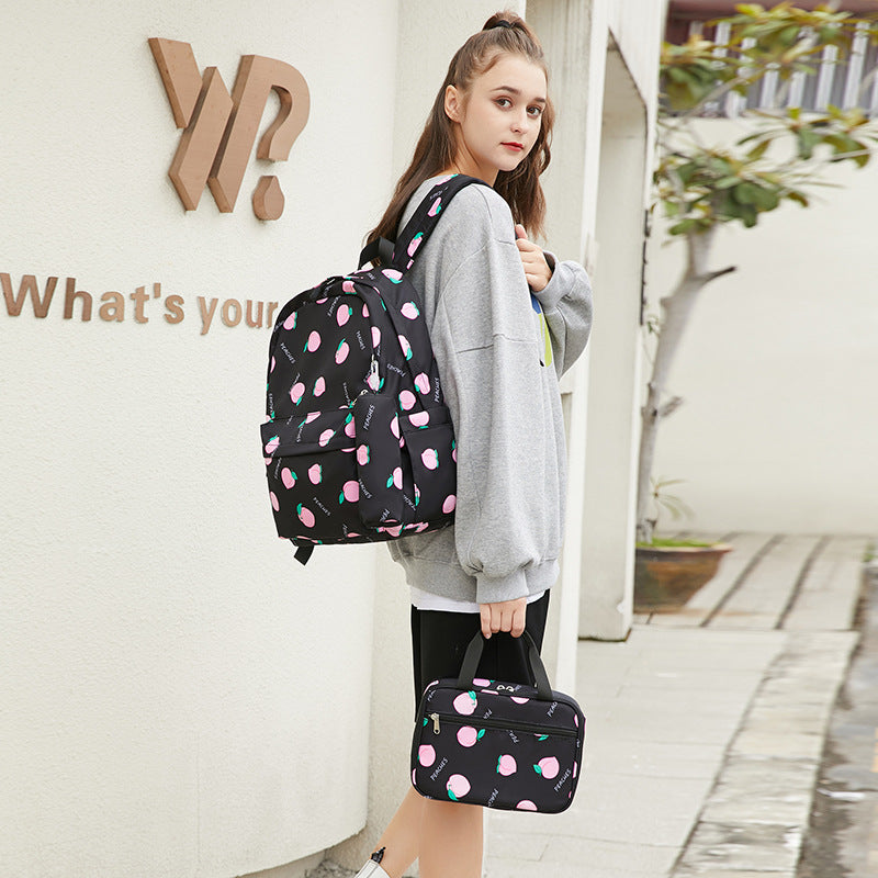 Fresh Sweet Cute Printed Fashion Early Backpacks