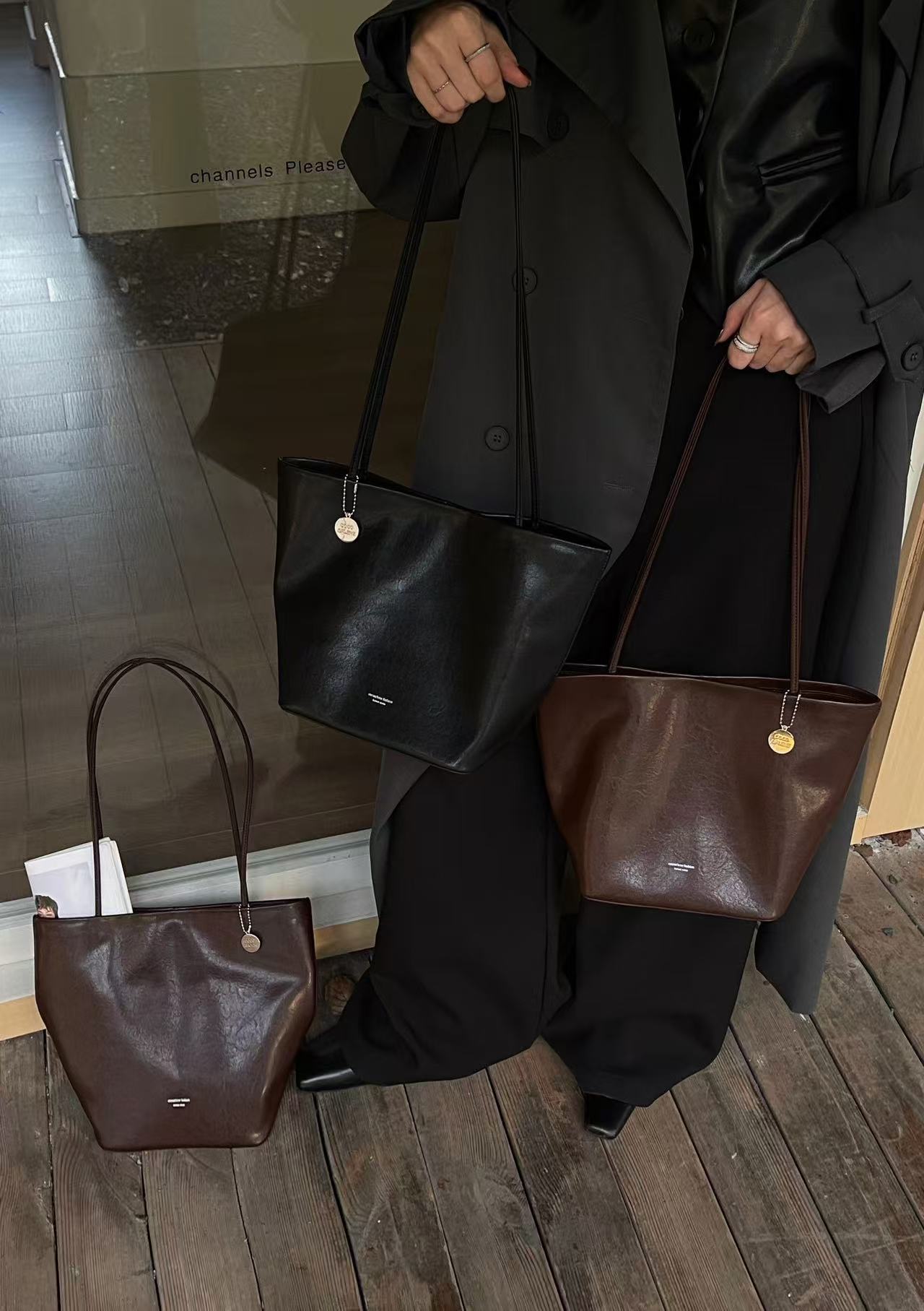 Women's Vegetable Basket Large Capacity Minimalist Lazy Tote Bags