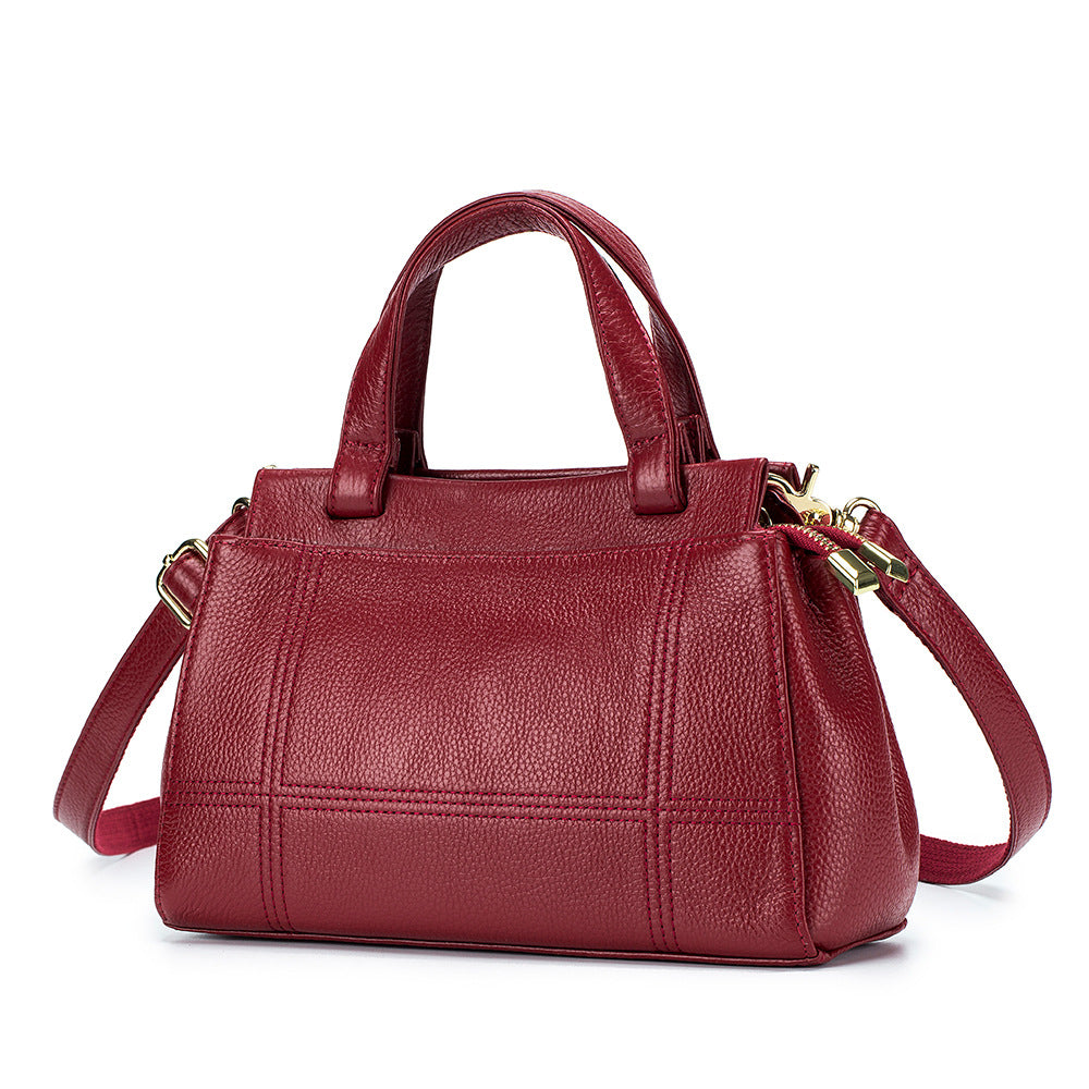 Women's Leather Simple Top Layer Cowhide Exquisite Crossbody Bags