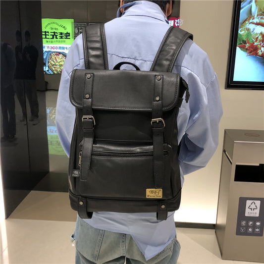 Men's Trend Leisure Campus Male Computer Backpacks