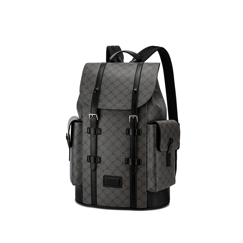 Classic Charming Men's Texture Business Computer Backpacks