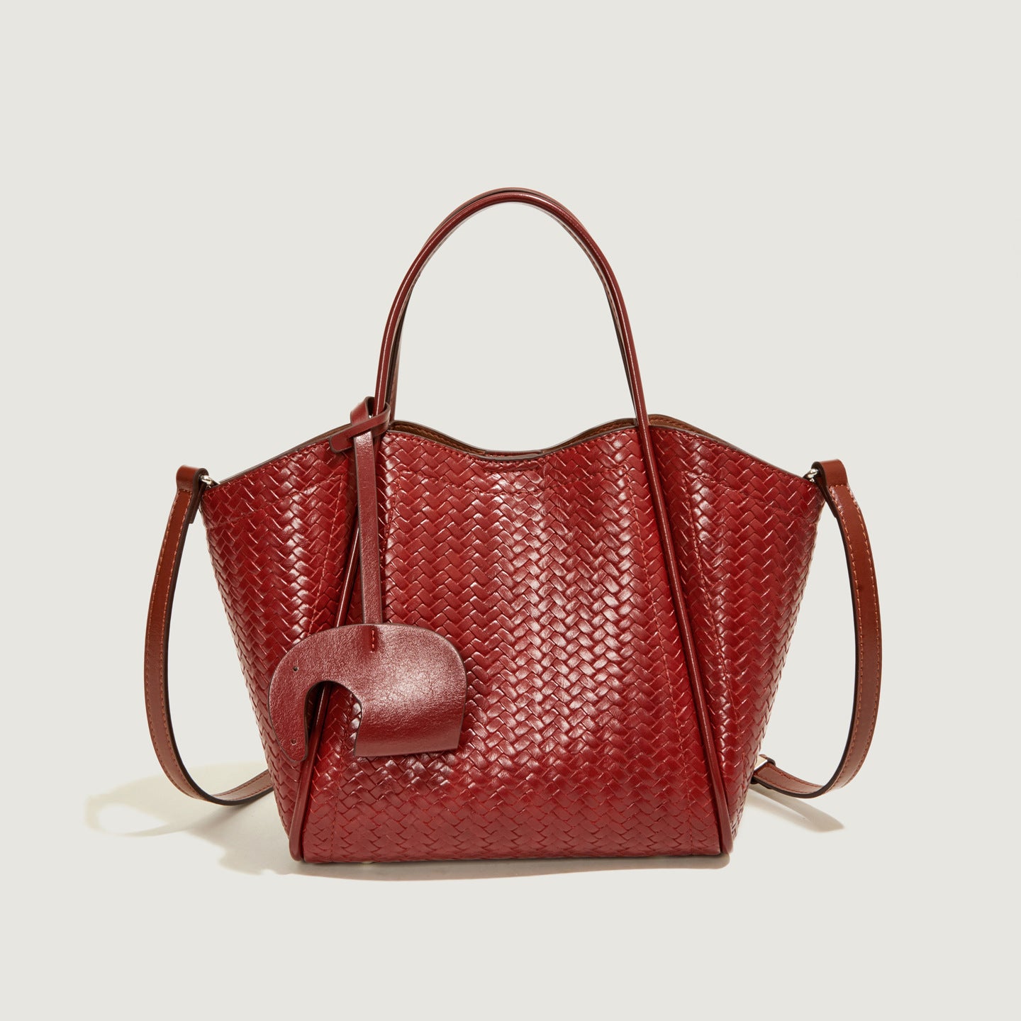 Women's Design Woven Pattern Korean Style Niche Handbags