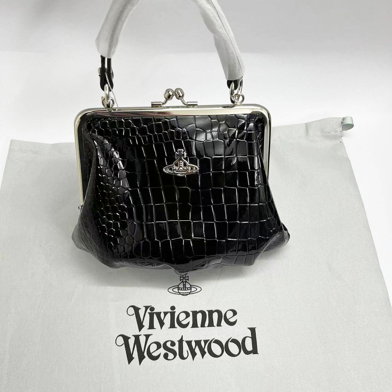 Mother's Saturn Frame Dumpling Classic Sheepskin Bags