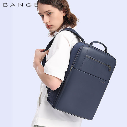 Men's Business Leisure Commute Computer White Collar Backpacks