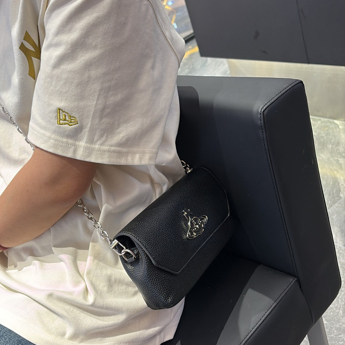 New Women's Trendy Saturn Chain Clutch Crossbody Bags