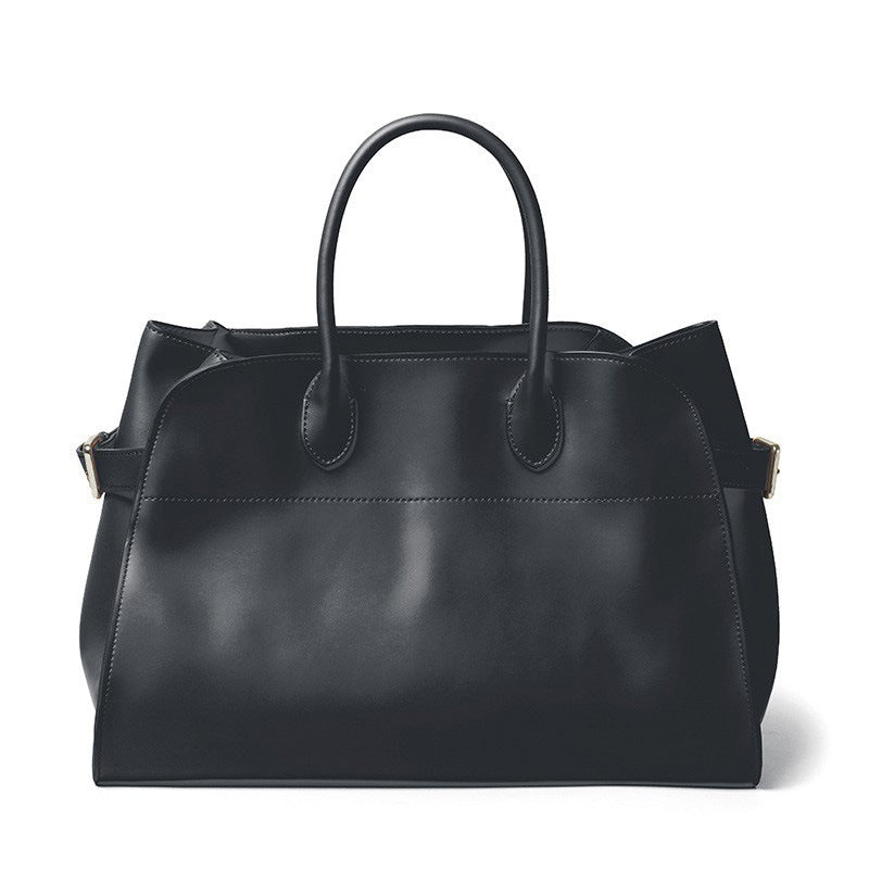 Women's Retro Large Capacity Totes Genuine Leather Handbags