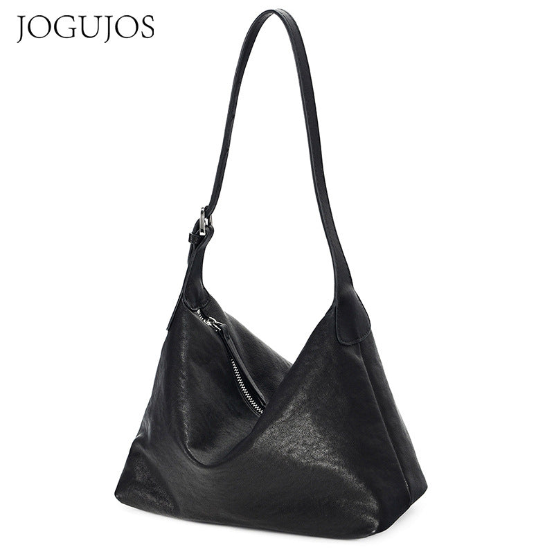 Women's High-grade Underarm Leather Fashionable Dumpling Shoulder Bags