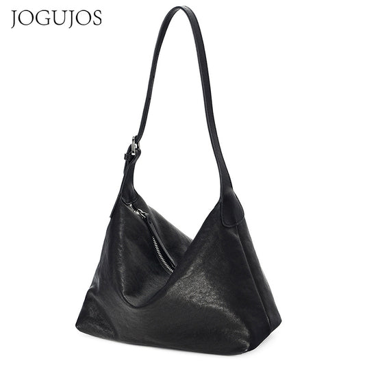Women's High-grade Underarm Leather Fashionable Dumpling Shoulder Bags