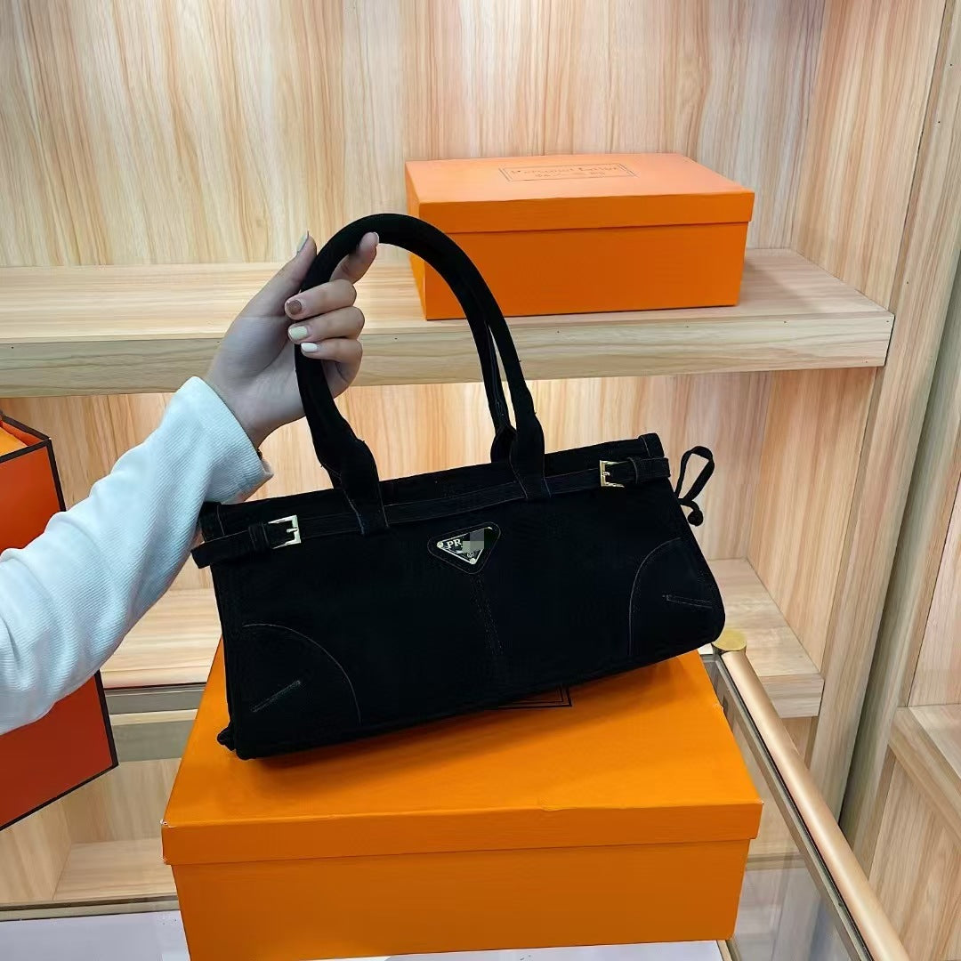 Women's Flannel Large Capacity Fashion Suede Handbags