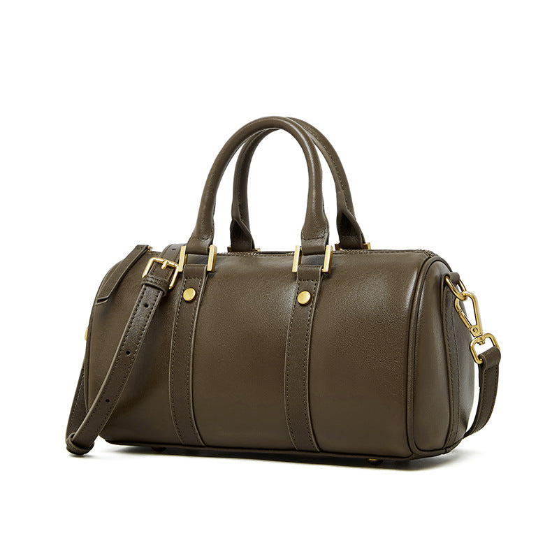 Women's Leather Vintage Light Luxury Western Style Handbags