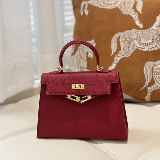 Women's Print Cowhide Kelly Dream Pink Purple Shoulder Bags
