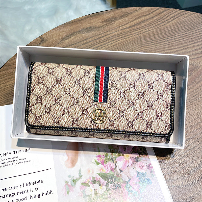 Women's Long Leather Large Capacity Fashion Ladies Wallets
