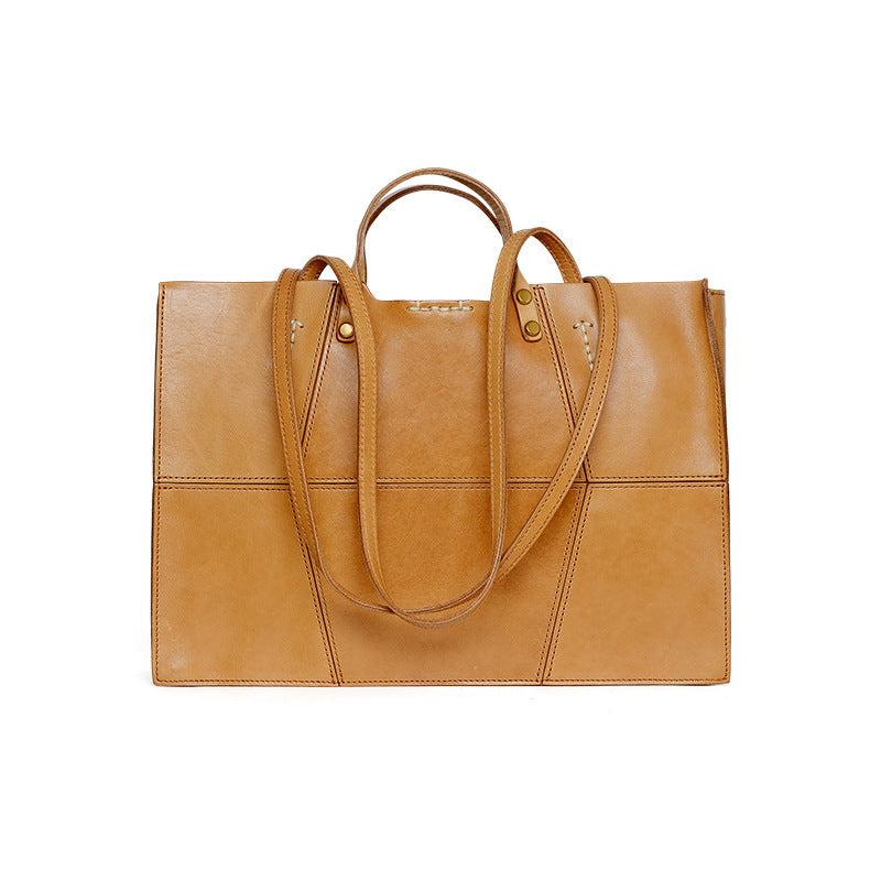 Women's Minority Fashion Genuine Leather Simple Italian Handbags