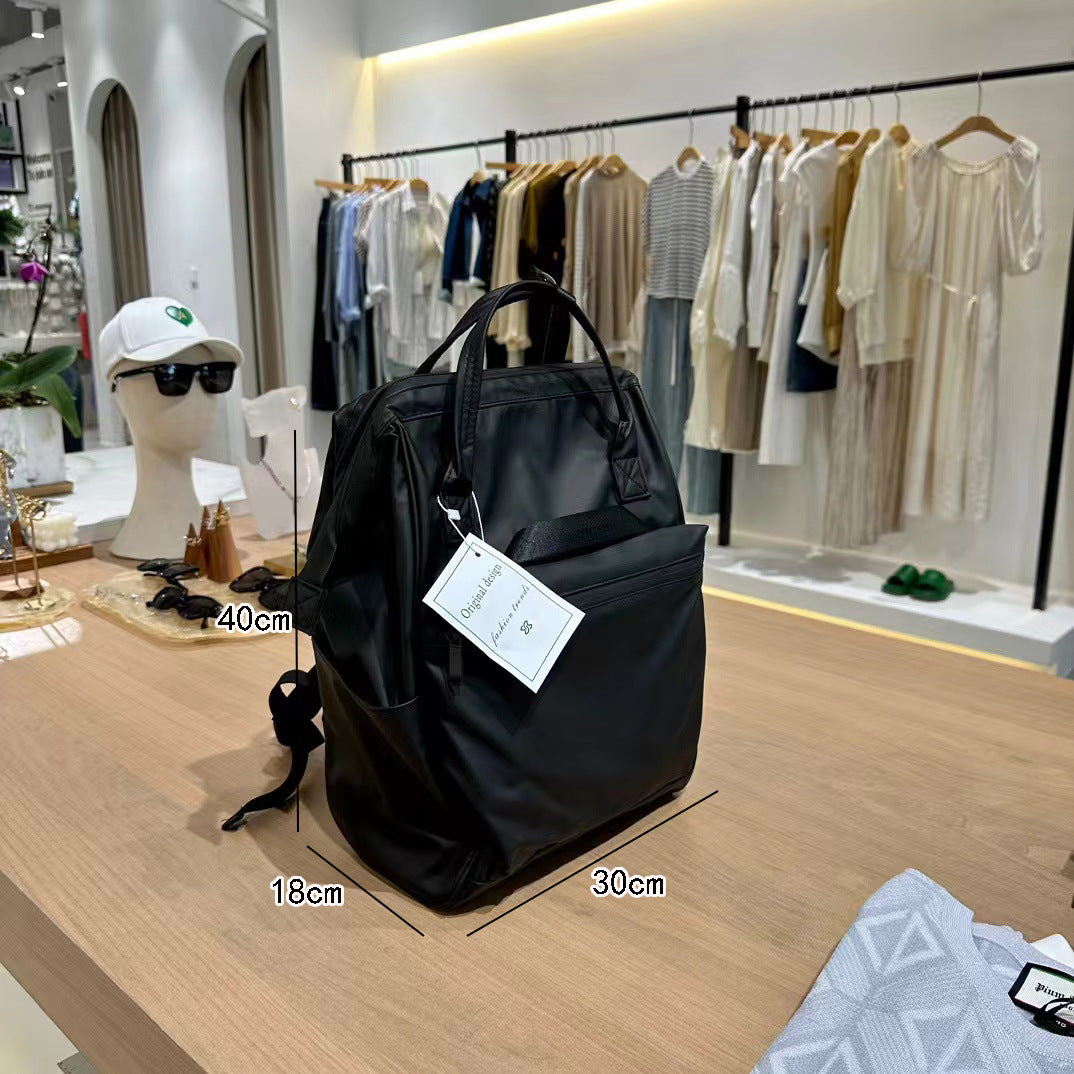 Korean Style Fashion Black Waterproof Commuter Business Computer Backpacks