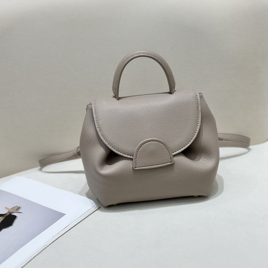 Lychee Pattern Contrast Color Smiling Face Handbags