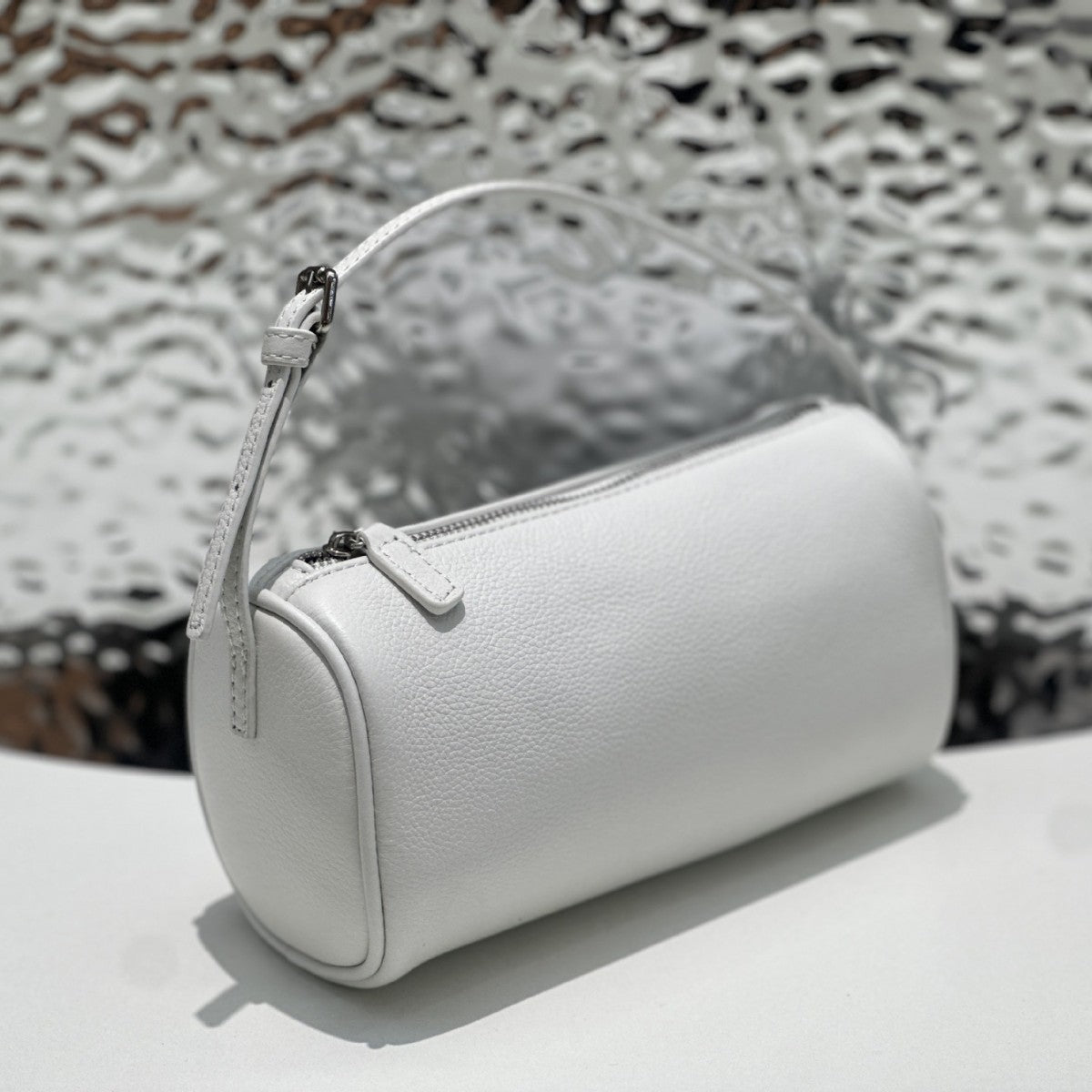 Women's Five Nine Pencil Box First Layer Cowhide High-grade Crossbody Bags