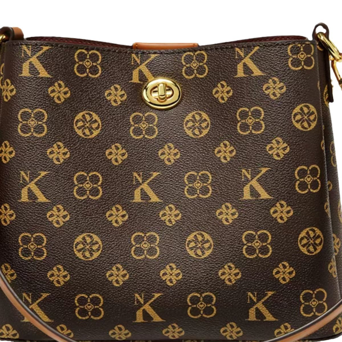 Women's High-grade Printed Letter Commuter Portable Handbags