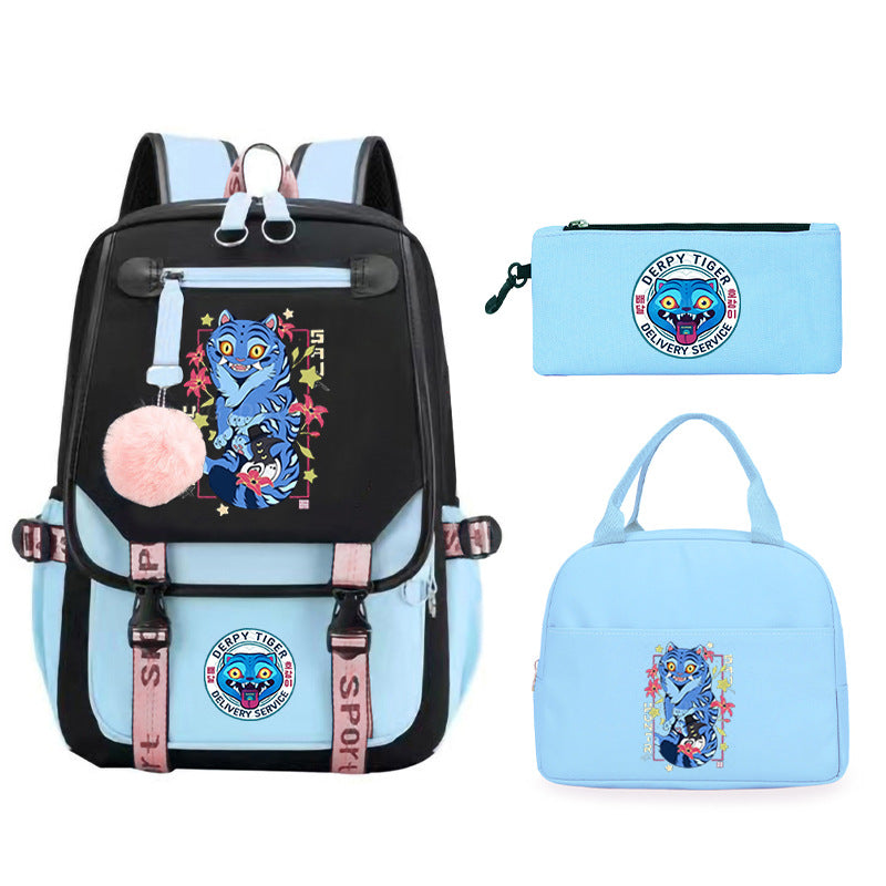 Children's Animation Printing Large Capacity Lightweight Fashion Trend Backpacks