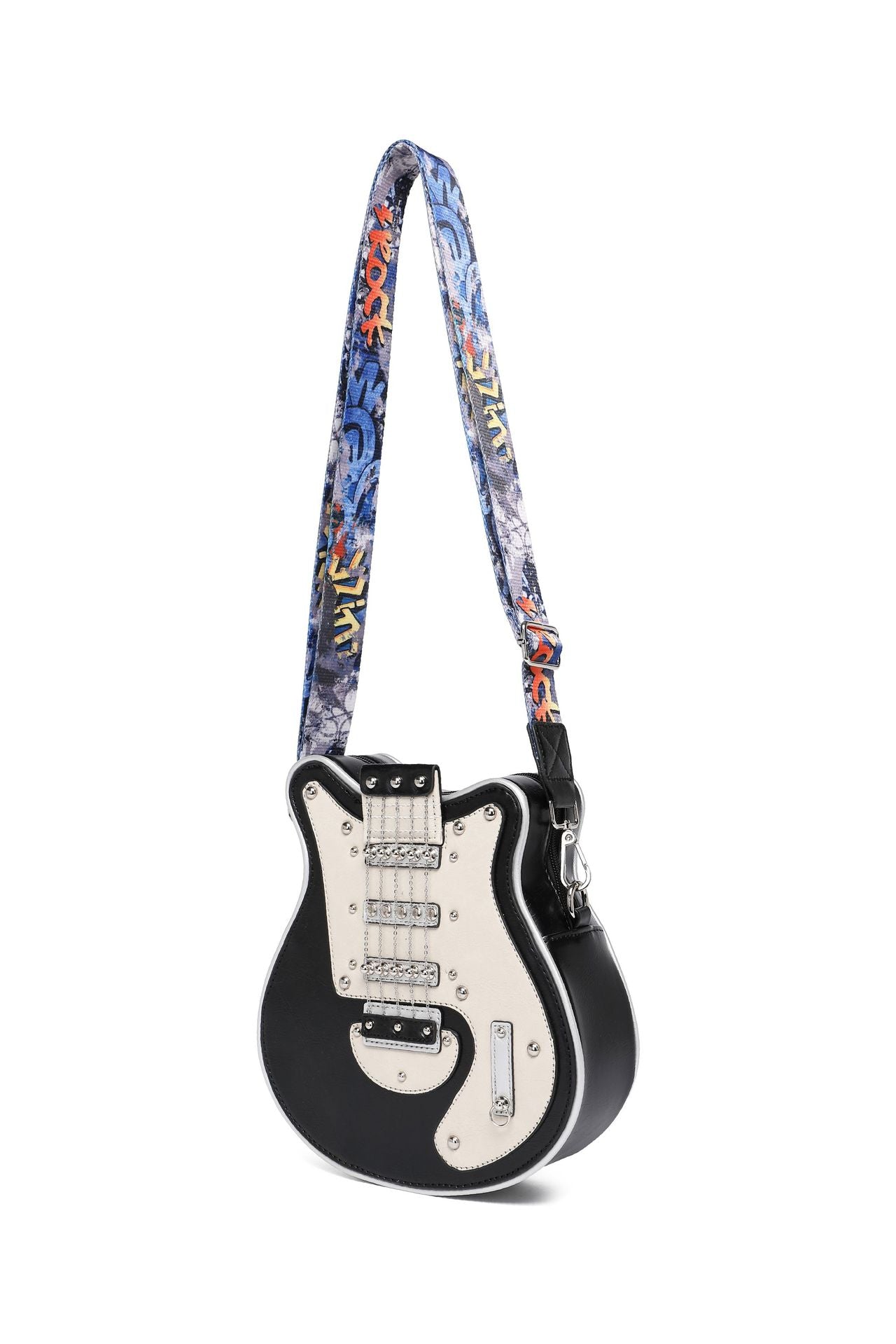 Women's Size Creative Guitar Shape Stylish Portable Crossbody Bags