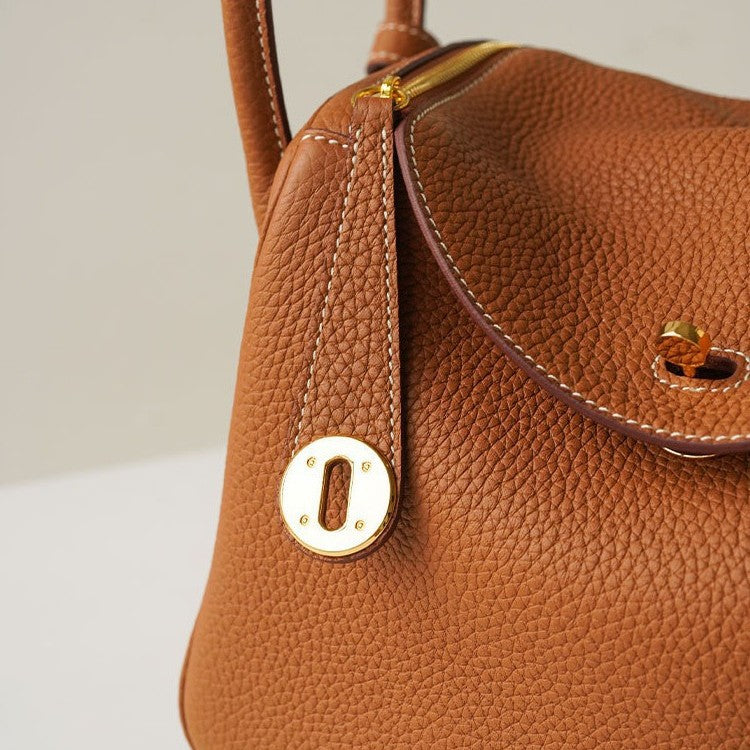 Large Lindi Imported First Layer Cowhide Crossbody Bags