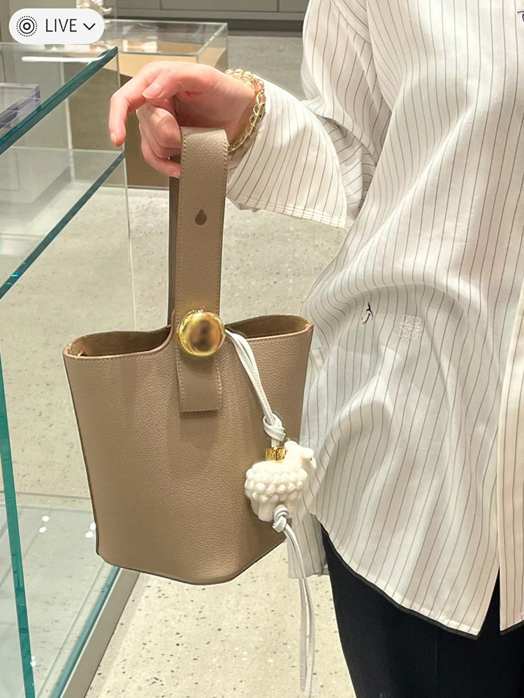 Women's Imported Genuine Leather Portable Large Capacity Crossbody Bags